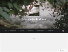 Tablet Screenshot of mirandohaciaafuera.com